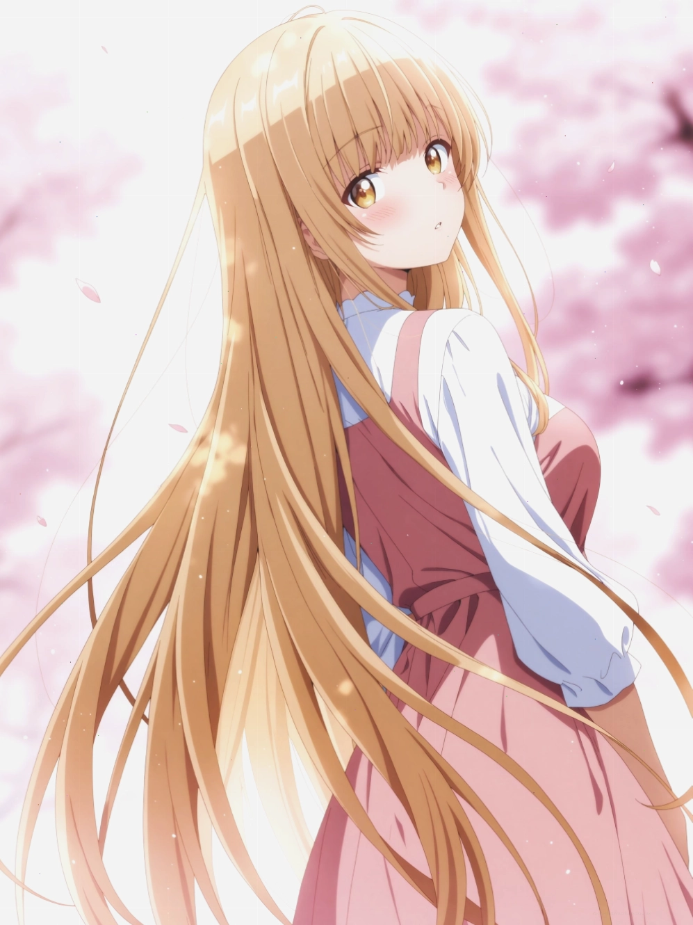Mahiru Shiina trong trang phục học sinh