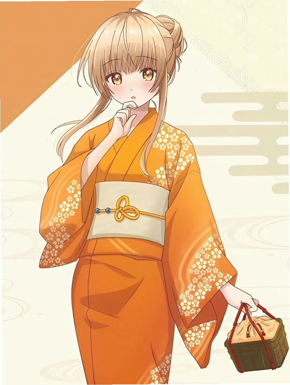 Mahiru Shiina với biểu cảm ngạc nhiên