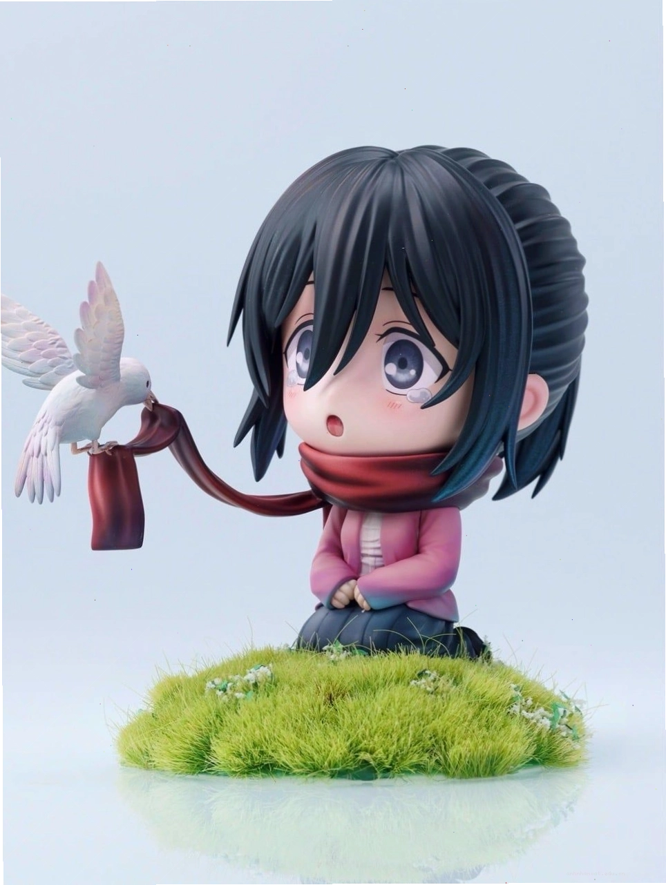 Mikasa Ackerman Chibi với biểu cảm tinh nghịch