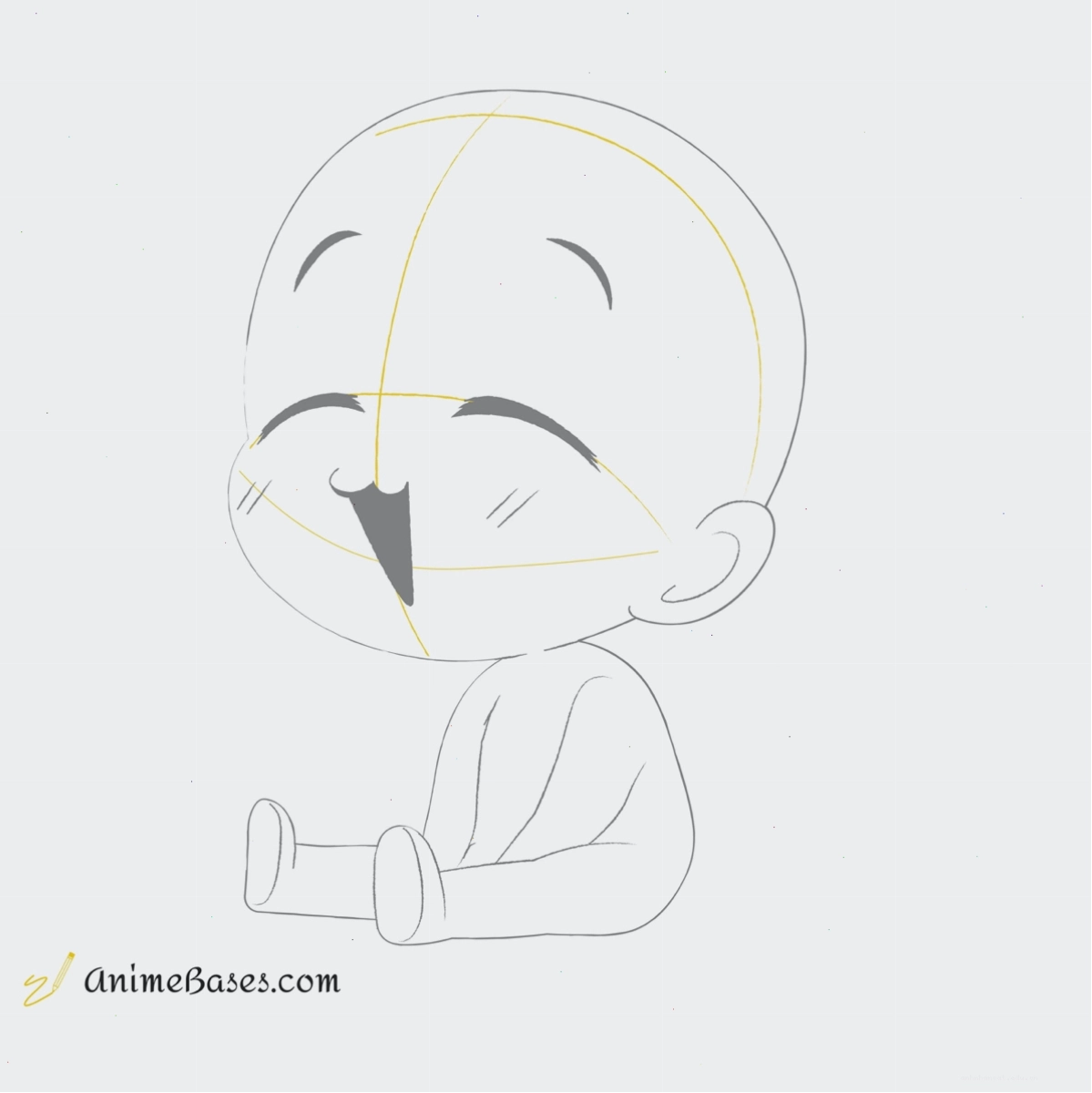 Minh họa nhiều anime base vẽ chibi khác nhau trên trang web chuyên dụng
