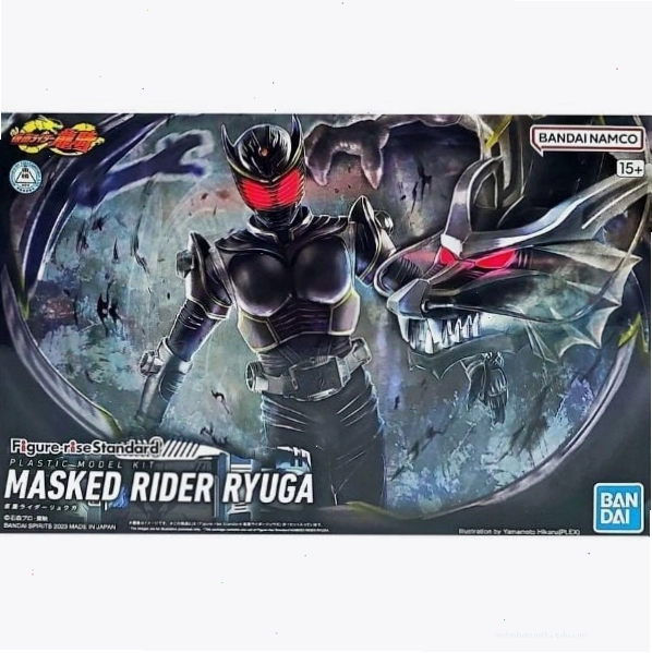 Mô hình Masked Rider Ryuga Figure-rise Standard nhìn từ phía trước