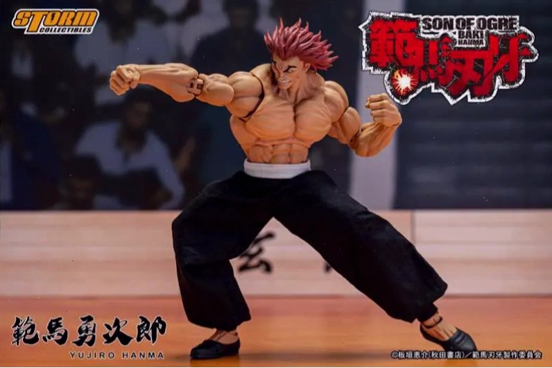 Mô hình Yujiro Hanma đứng sừng sững