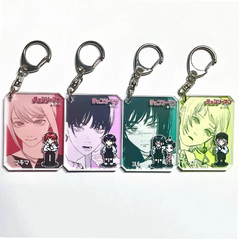 Móc khóa anime Chainsaw Man Makima Mitaka Asa