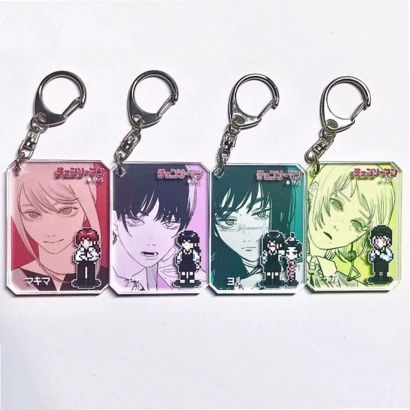 Móc khóa anime Makima Mitaka Asa Chainsaw Man