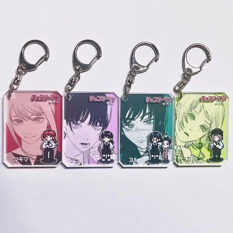 Móc khóa anime Makima Mitaka Asa Chainsaw Man