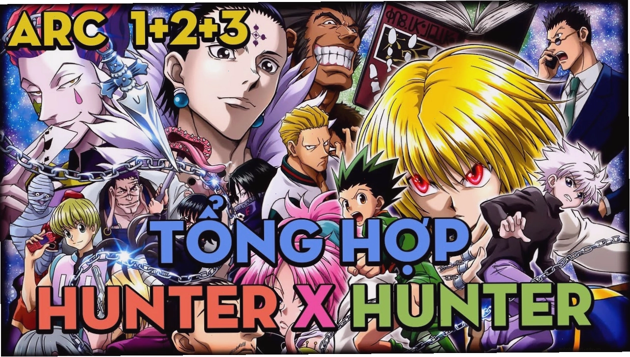 Một cảnh chiến đấu kịch tính trong Hunter x Hunter