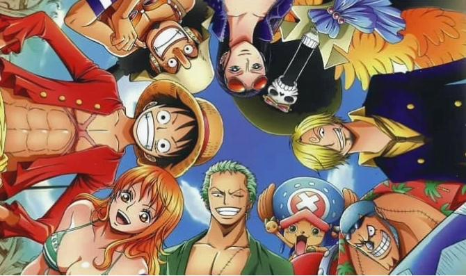 Một cảnh trong anime One Piece, chuyển thể từ manga cùng tên