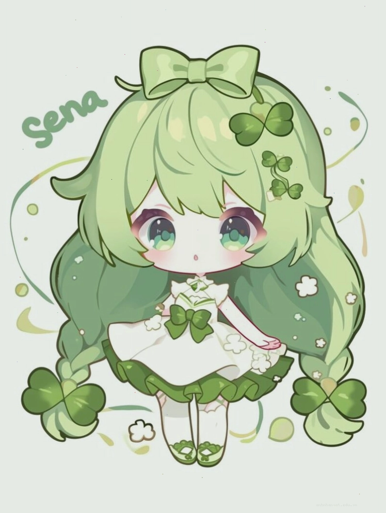Một tác phẩm anime chibi girl do cộng đồng sáng tạo