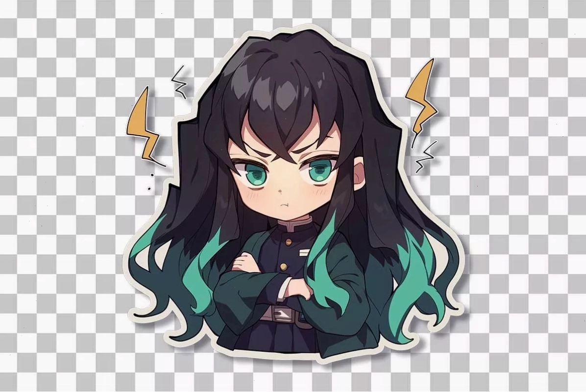 Muichiro Tokito Chibi và Tanjiro Kamado chibi