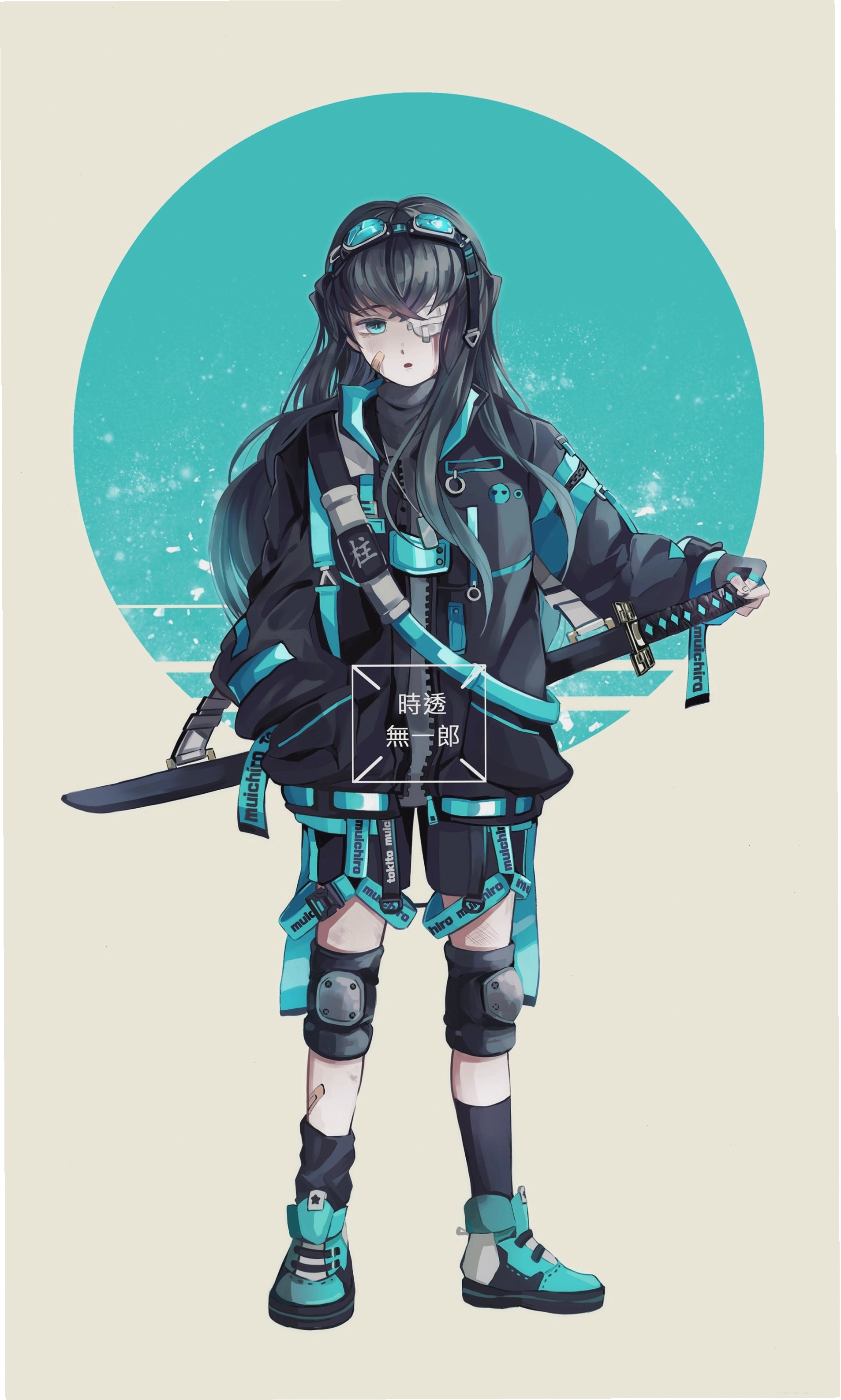 Muichiro Tokito Wallpaper với phong cách tối giản