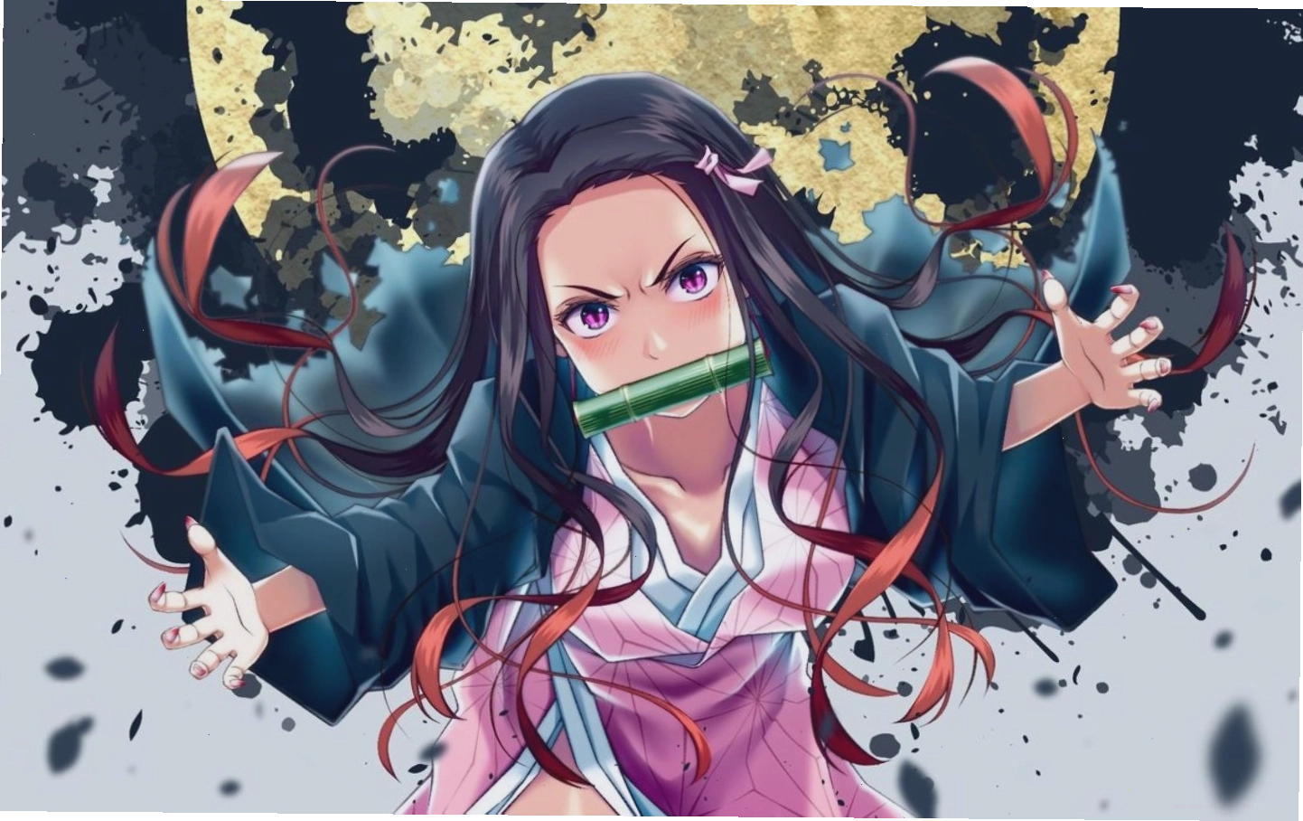 Nezuko Kamado khi hóa thành quỷ