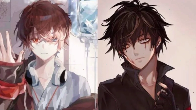Nhân vật anime nam với nụ cười tỏa nắng