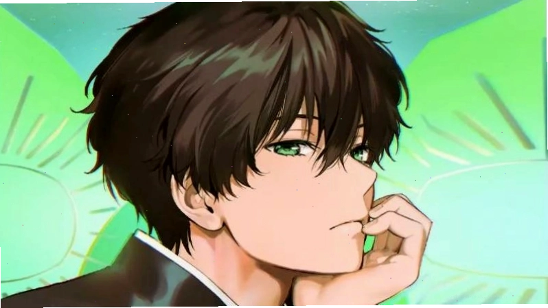 Nhân vật anime nam với phong thái bí ẩn