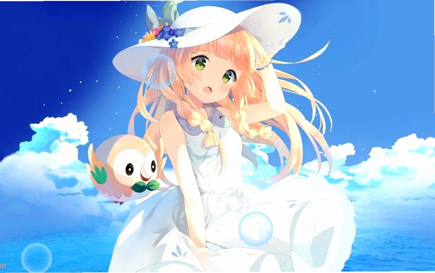 Nhân vật anime nữ đáng yêu cute trong trang phục kimono truyền thống