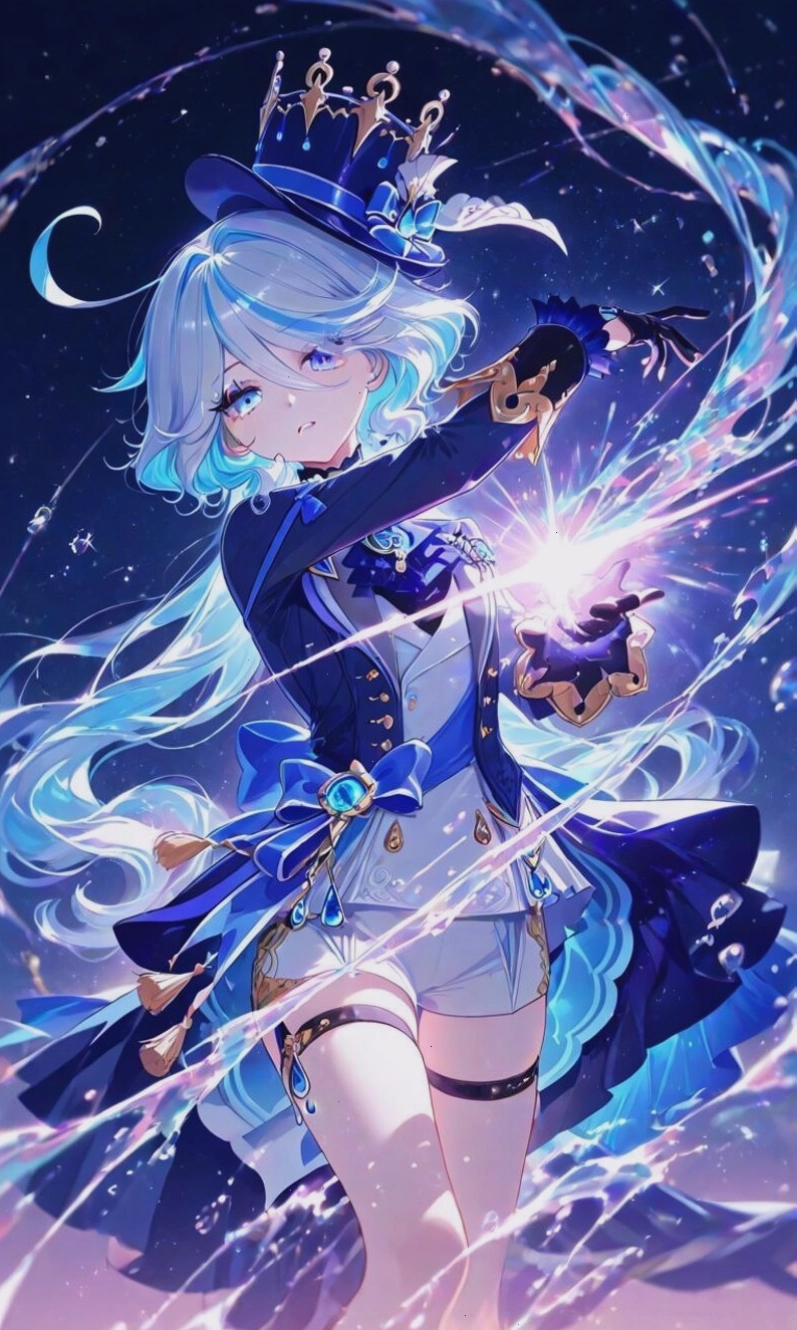 Nhân vật anime nữ phù thủy bí ẩn với năng lực siêu nhiên