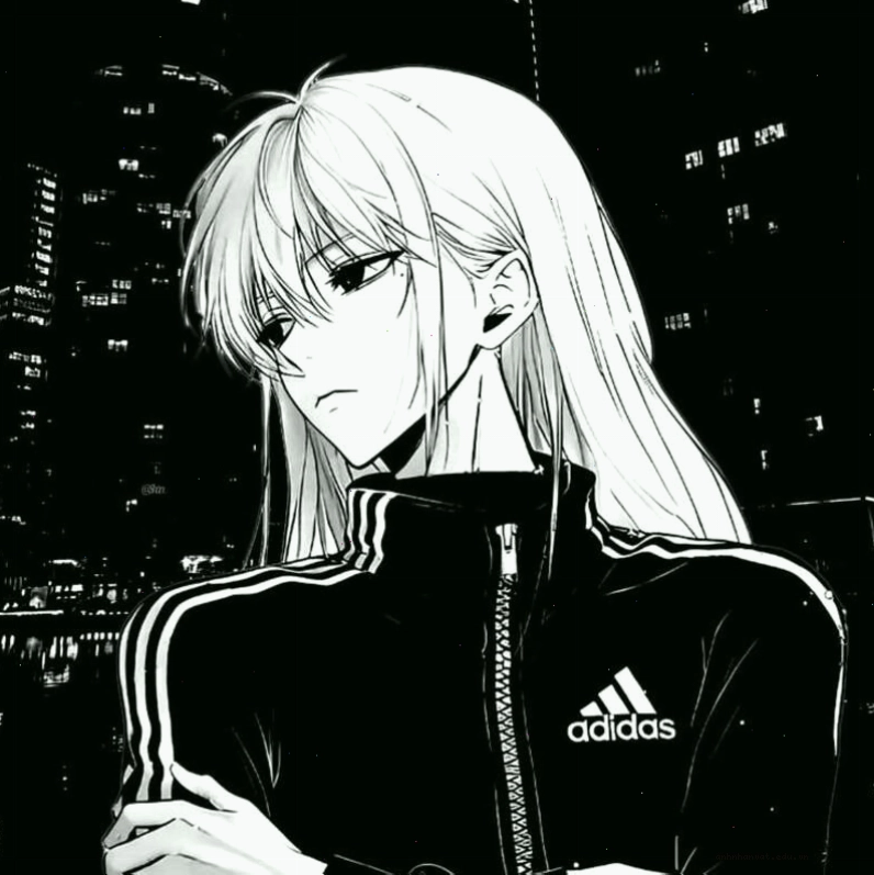 Nhân vật anime nữ với phong cách ngầu, lạnh lùng