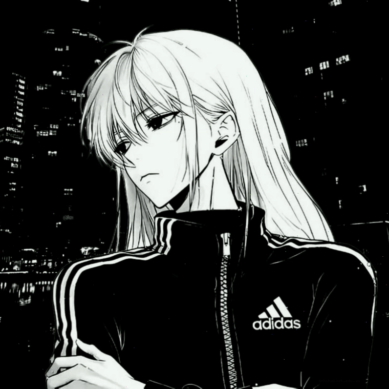 Nhân vật anime nữ với trang phục cá tính và phụ kiện ấn tượng