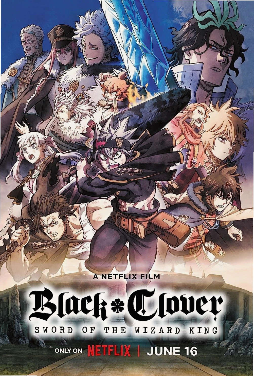 Nhân vật Asta với sức mạnh mới trong Black Clover Movie