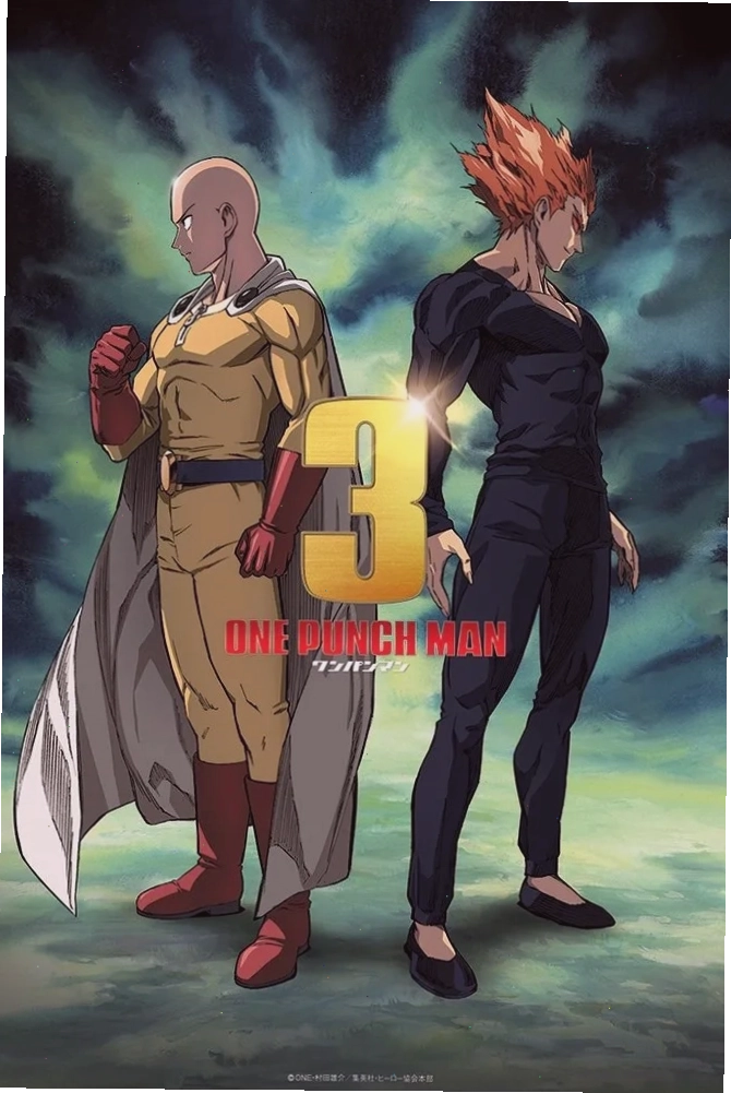 One Punch Man Season 3 Vietsub - Hình ảnh Saitama đối đầu với quái vật