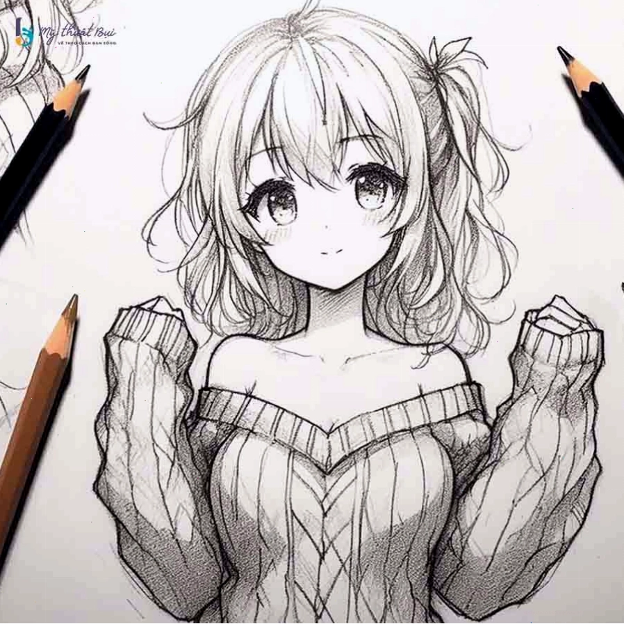 Phác thảo dáng người cơ bản cho nhân vật anime nữ ngầu