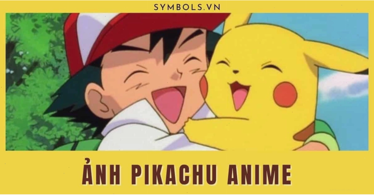 Pikachu trong phong cách anime quen thuộc
