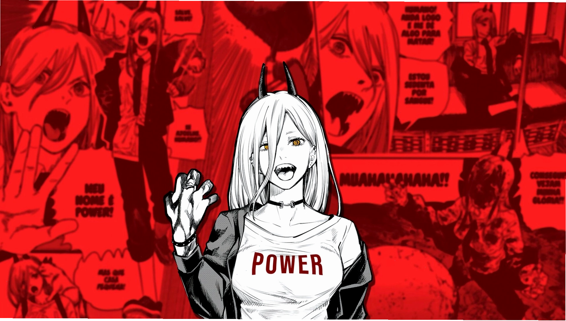 Power Chainsaw Man Wallpaper với bối cảnh ấn tượng