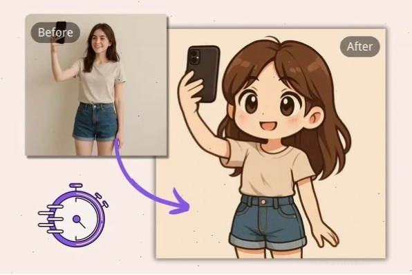 Quá trình tạo ảnh chibi nhanh chóng và chất lượng cao