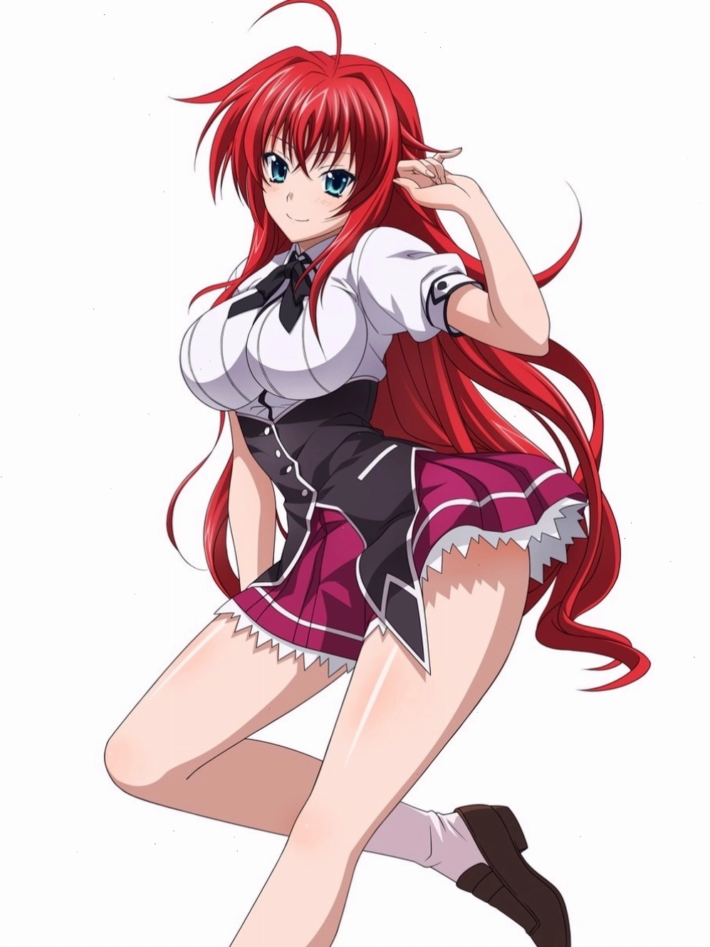 Rias Gremory wallpaper full hd thể hiện sức mạnh và quyết tâm