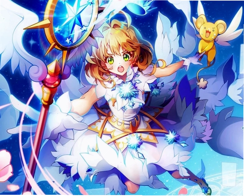 Sakura Kinomoto trong trang phục anime xinh xắn và đáng yêu