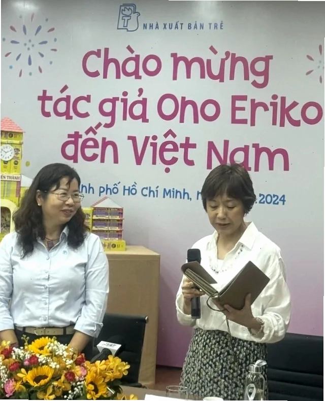 Tác giả Ono Eriko chia sẻ về kỷ niệm tại Việt Nam