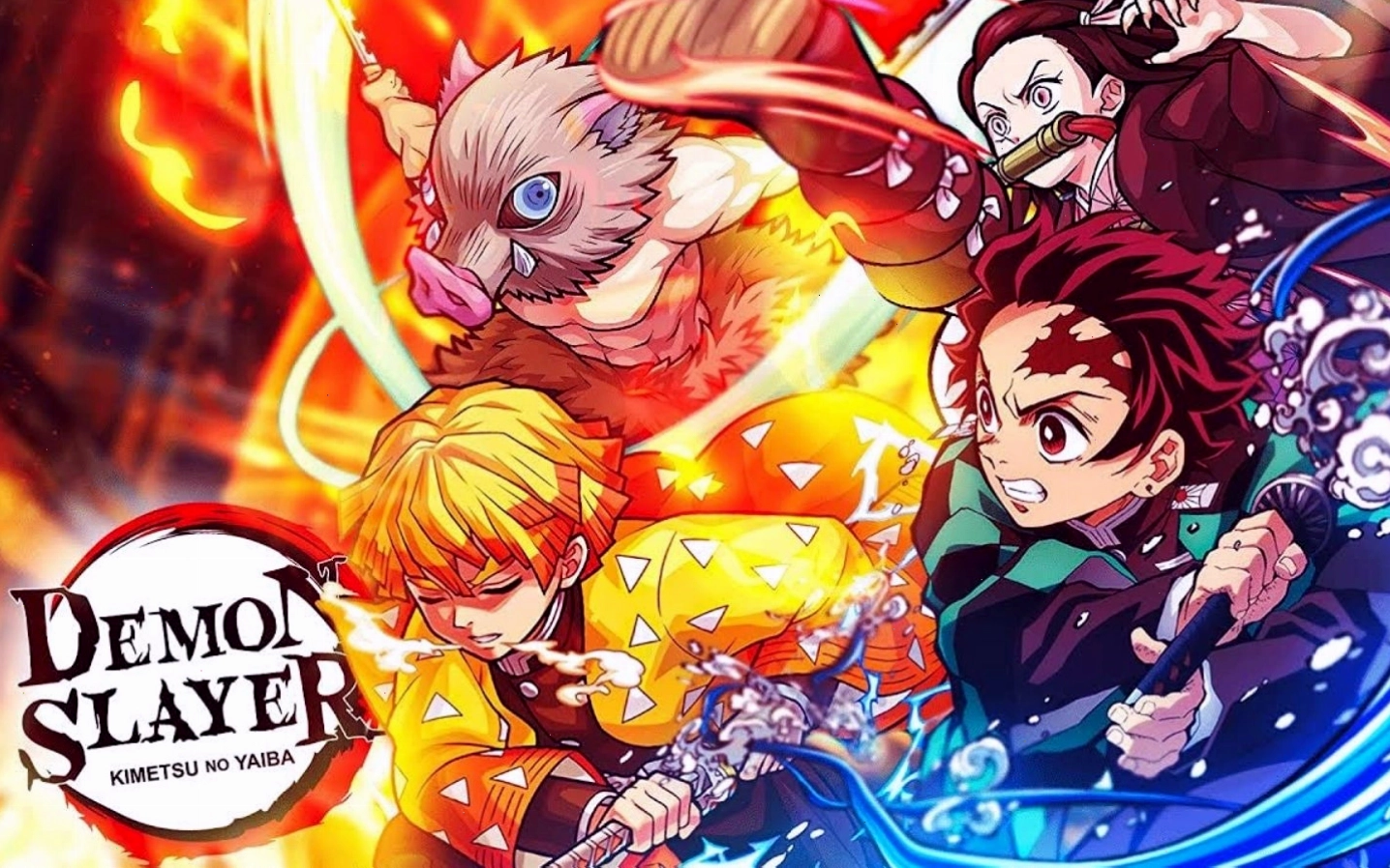 Tanjiro, Nezuko, Hashibira Inosuke và Agatsuma Zenitsu đối mặt thử thách mới