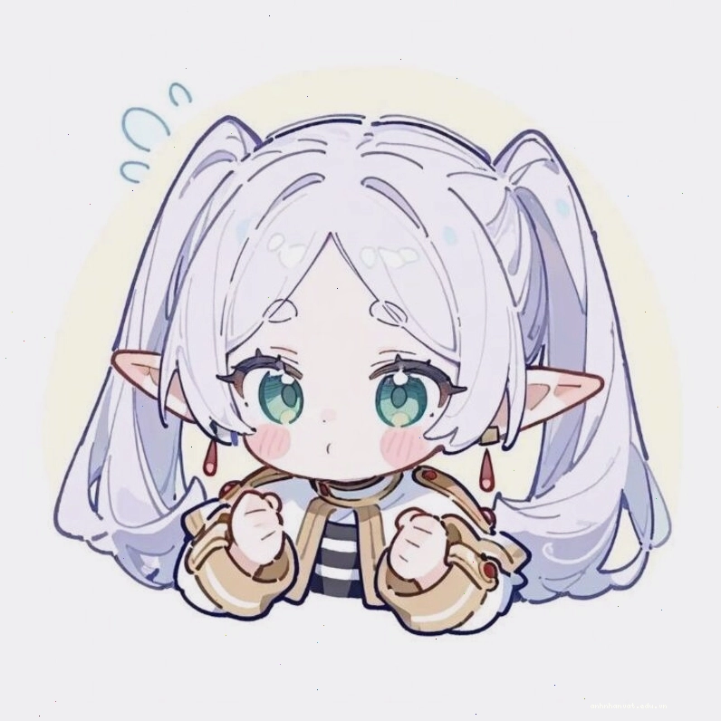Tổng hợp nhiều nhân vật anime chibi với các biểu cảm đa dạng