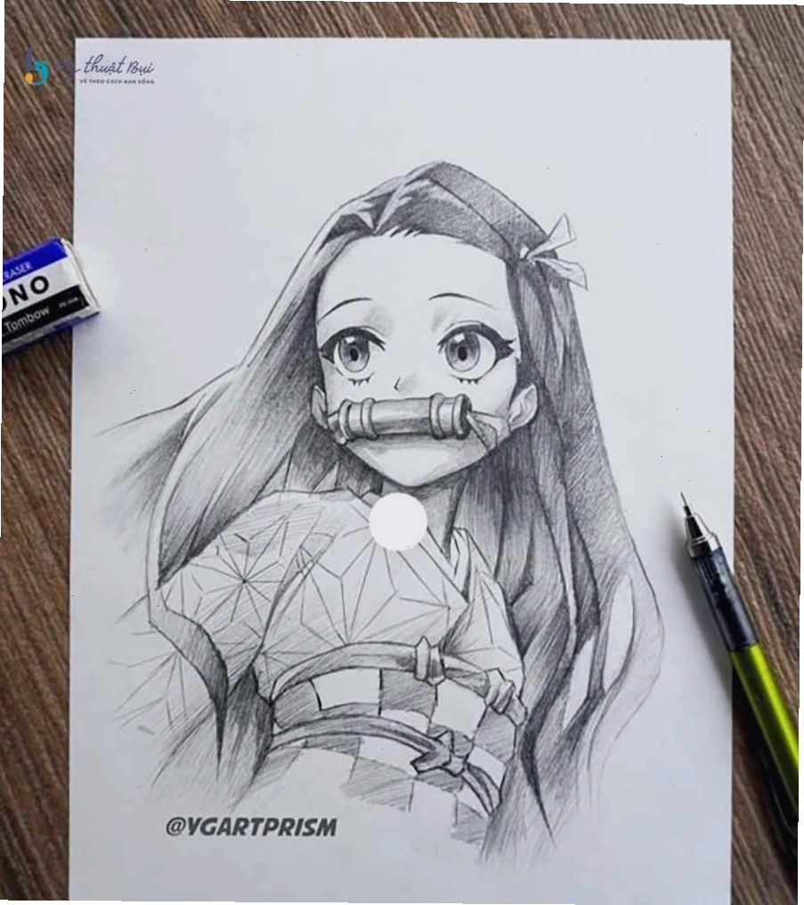 Tranh anime vẽ nhân vật nữ cá tính