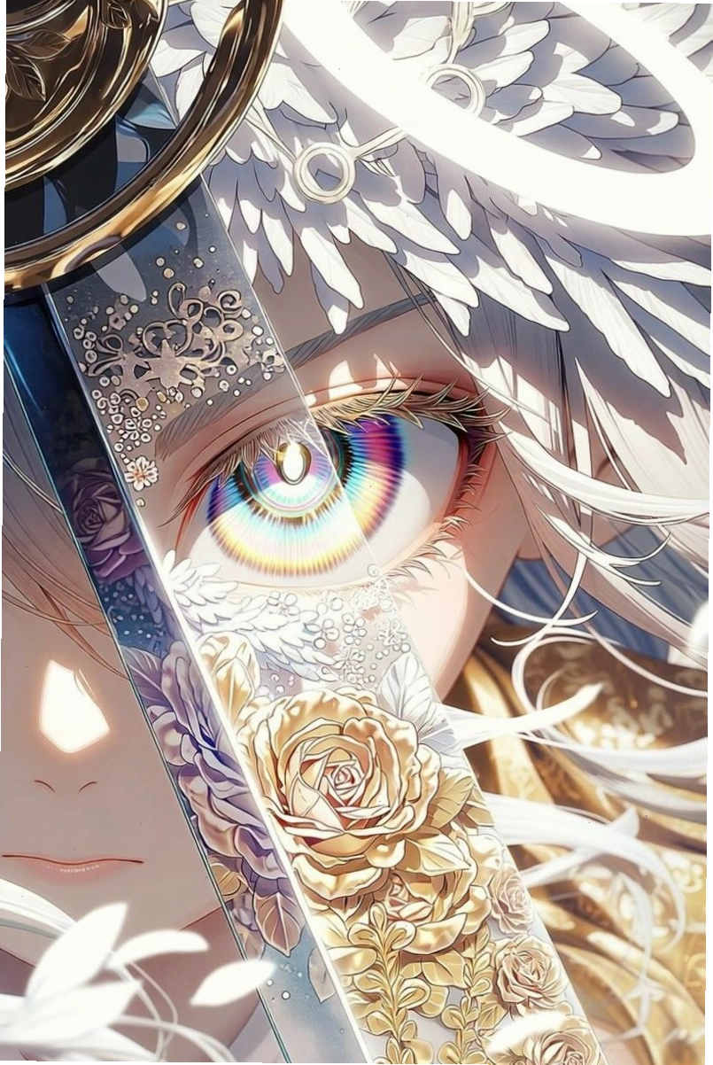 Tranh vẽ anime nữ với tông màu trầm tạo cảm giác bí ẩn