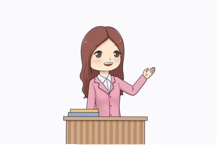 Tranh vẽ cô giáo chibi đáng yêu