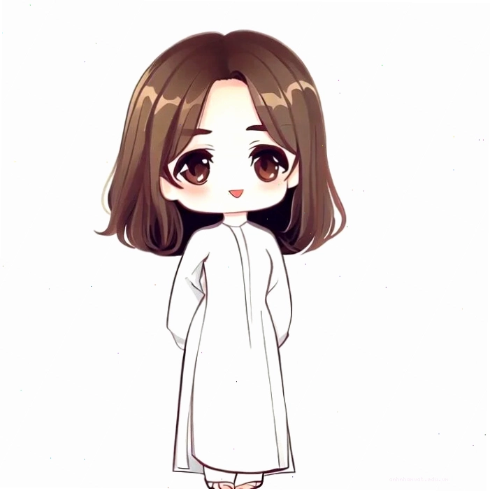 Vẽ cô giáo chibi đơn giản nhưng đầy biểu cảm