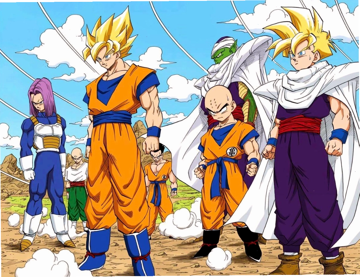 Vegeta và Goku chiến đấu trong Dragon Ball Z Kai
