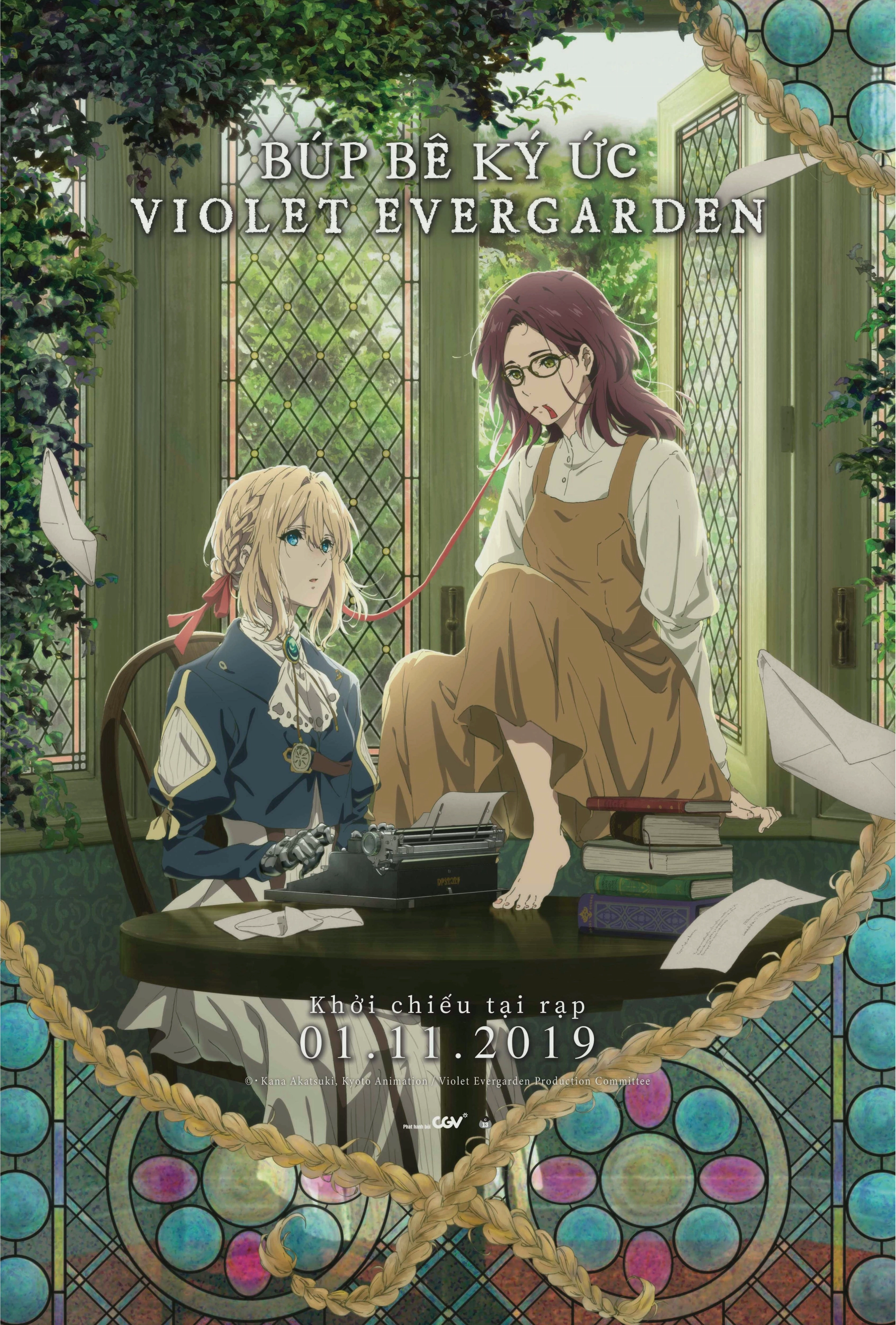 Violet Evergarden, cô búp bê ký ức với đôi mắt xanh biếc