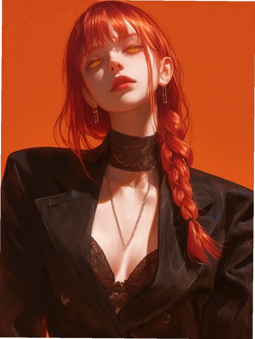 Waifu anime 4k trong không gian huyền ảo