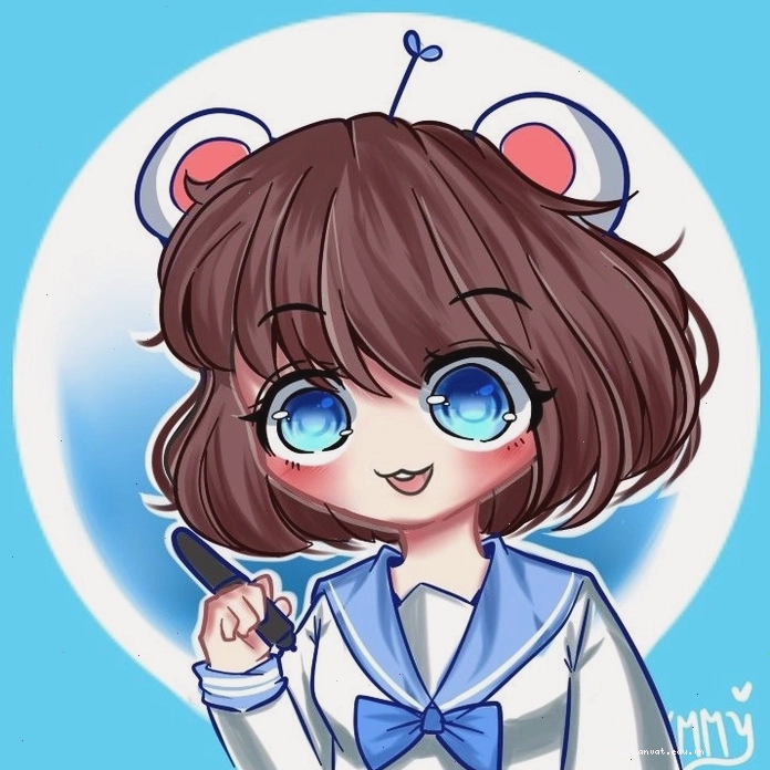 Wallpaper ảnh Simmy cute chibi dễ thương