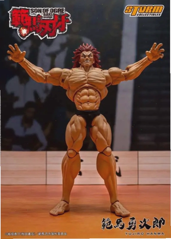 Yujiro Hanma trong tư thế chuẩn bị chiến đấu